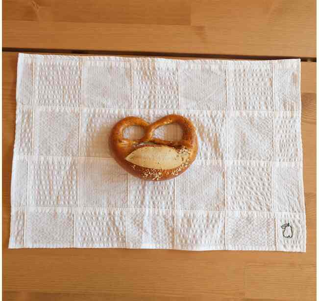 洋ナシ刺繍マット - Pear Mat