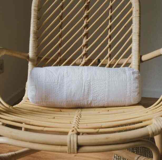 Patchwork 円筒クッション（中材入り）