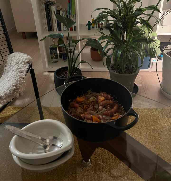 Sejak Le Creuset datang ke rumah kami
Kualitas hidup saya meroket😮‍💨

#interior #interiordesign #midcentury #livingroomdecor #greeninterior #cozyhome #cozyliving #ikea #isamunoguchi
#Rental interior #賃貸暮らし #観葉植物 #北欧インテリア #モダン #인테리어 #홈인테리어
#감성인테리어