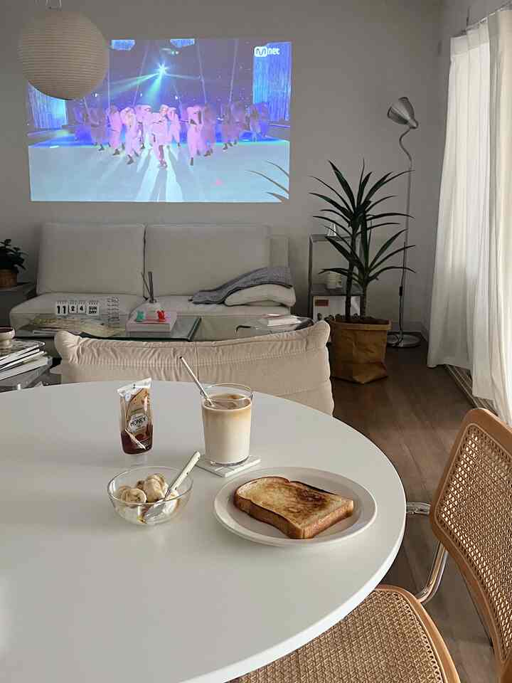 Jiyong was so cool👑
#Home cafe #朝食 #リビングルーム