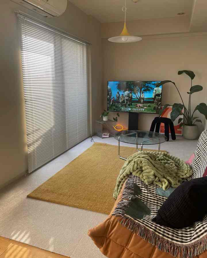 #リーンロゼ #wall #テレビスタンド #カラフルなインテリア