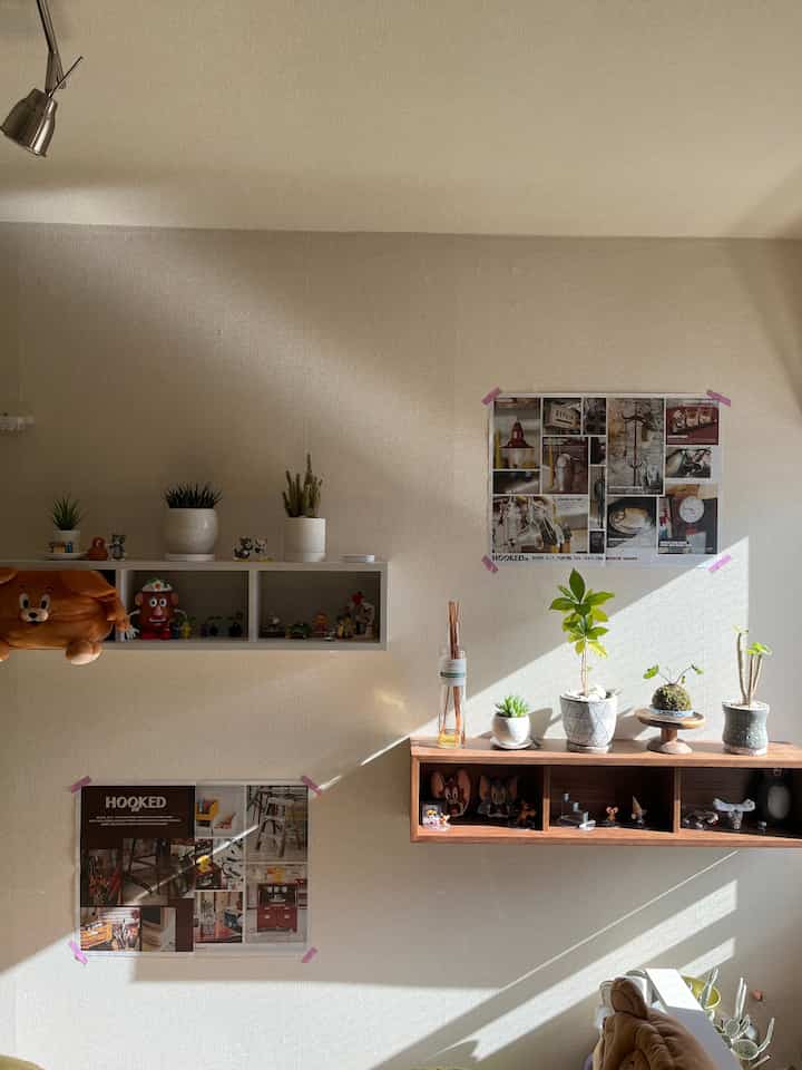 Stick some Dalton FREE PAPER on it!!! You can use it however you like!!! .
.
.
#MUJI 
#Wall shelf