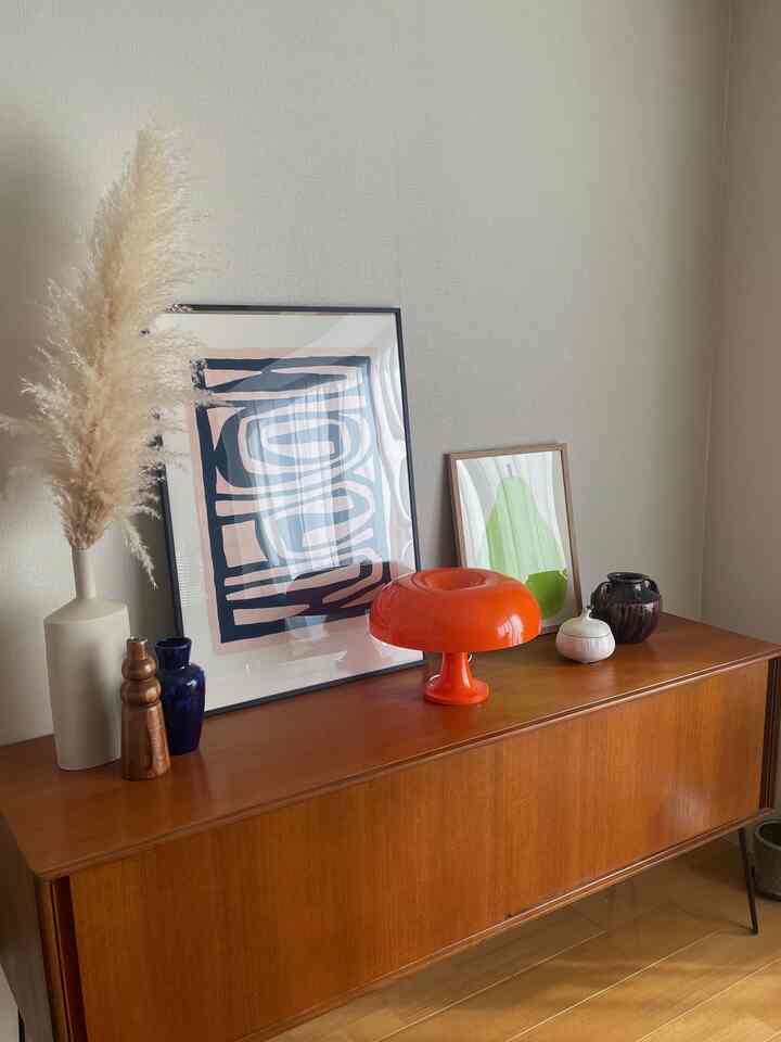 #リビング #アートポスター #ヴィンテージ #サイドボード #ローボード