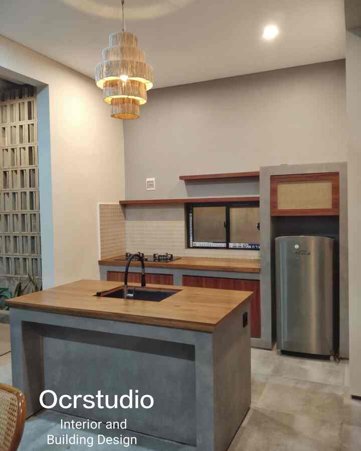 kitchen and livingroom by Ocrstudio 
#rustic #wabisabi #aesthetic #deaign #wooden
