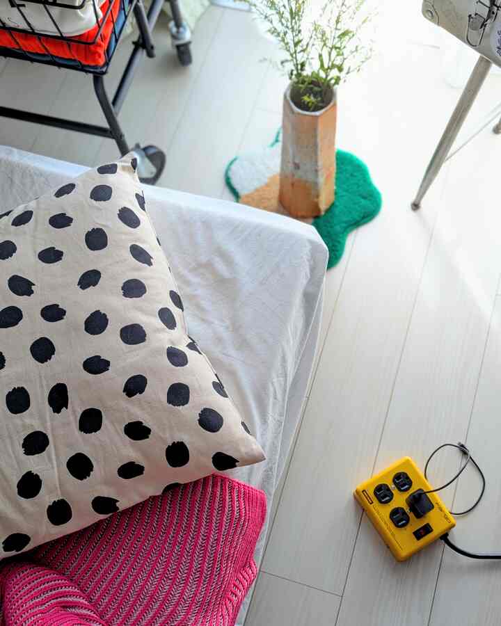 気分が上がる #カラーインテリア 💚🧡🩷

#寝具 #寝具インテリア #IKEA #イケア #IKEA家具 