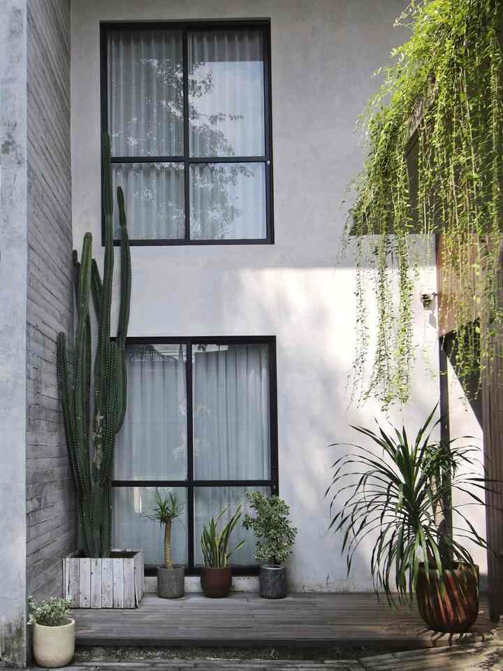 Tone rumah kami sangat maskulin !! Abu-hitam-coklat dan terkadang hijau untuk menambah kesan tropis 😍
Berusaha untuk konsisten menampilkan kesan industrial rustic jadi kami tidak banyak menambah warna-warna lain.Begitu juga dengan interior dan furniture rumah.
Ternyata tidak banyak bermain tabrak warna itu mempunyai efek rumah menjadi tampak lebih luas 😍
#HomeColorPalette #InspirasiWarnaRumah #CatRumahIndustrial #WarnaCatRumah #Cat #BatuBata #monochrome