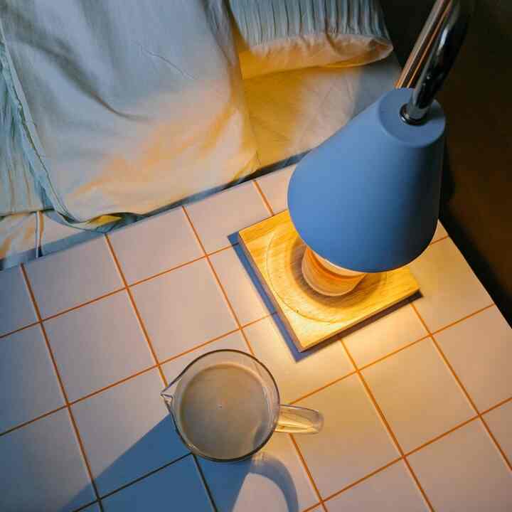 #リメイクシート #AM0630 #AM0800 #ベッドサイドテーブル #キャンドルウォーマー 