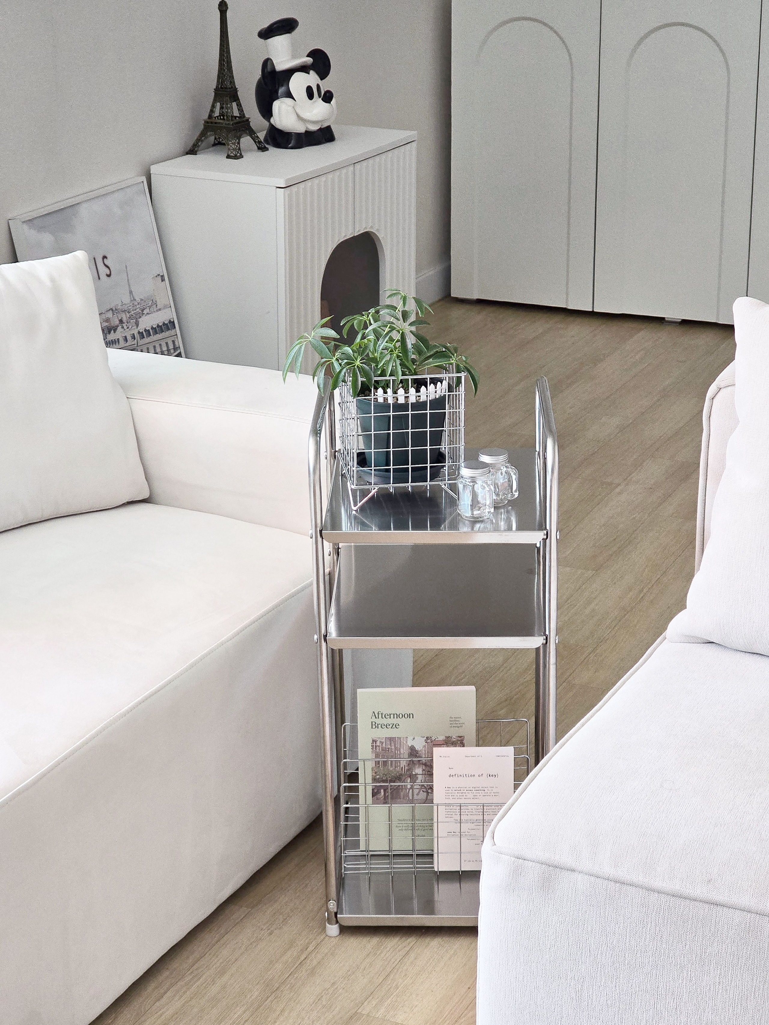 Metal 3-Tier Square Side Table user photo