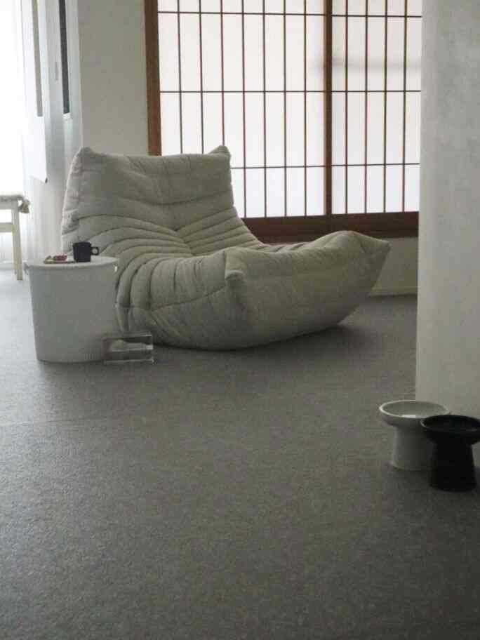 リノベした際にあえて残した障子。
和洋折衷のミスマッチが、いいかな？どうかな？
#リビング #障子 #犬との暮らし