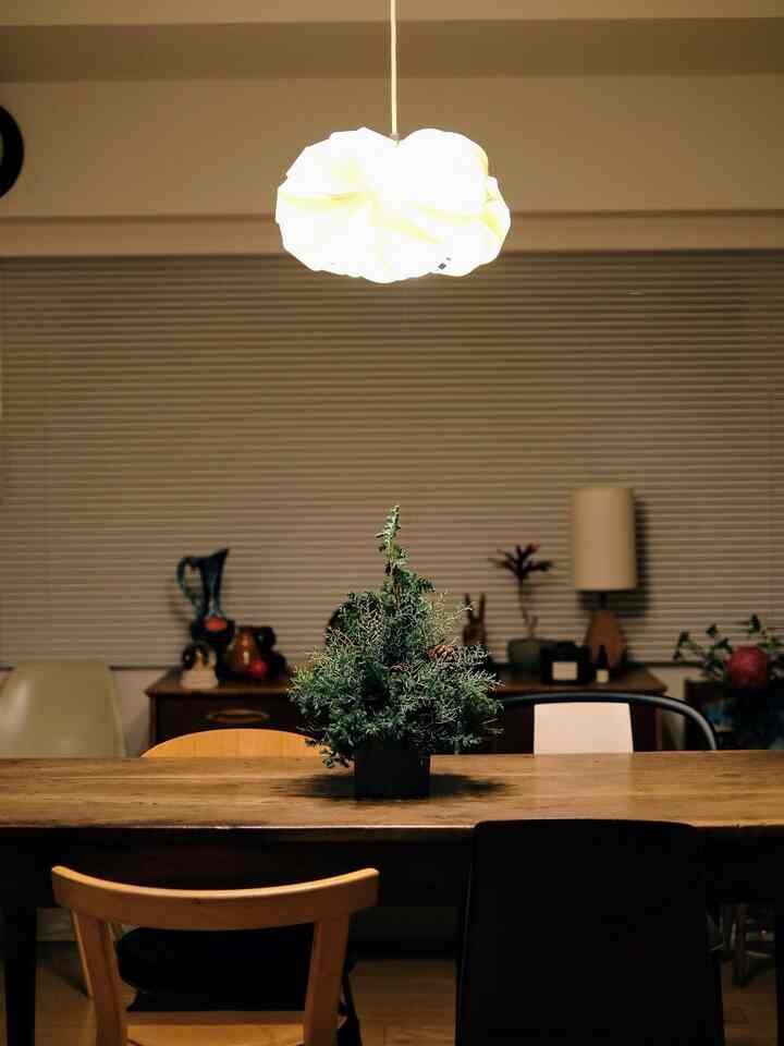 オーダーしたミニツリー🎄
#ダイニングテーブル #ペンダントライト #クリスマスツリー #サイドボード #jentique #ジェンティーク