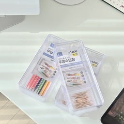 🏷 다이소 수납 꿀템추천!
쌓아서 쓸 수 있는 뚜껑수납함 ➰️
오늘은 다이소에서 사온 뚜껑수납함으로 케이블 정리했어요!
책상 서랍 속 케이블들이 제각각 너무 널부러져있어서
정리가 필요하다 싶었는데 마침 다이소 간김에
정리함으로 사용하기 괜찮아보였던 제품이 있어 구매해왔어요
'쌓아서 쓸 수 있는 뚜껑수납함' 3칸짜리 2개와 1칸짜리
하나 구입했어요!
이름대로 적층하여 사용할 수 있는데 저는 서랍에 넣어
사용할거라 용도는 좀 달리썼어요 🙋‍♀️
사이즈는 약 9x21x5cm이니 참고하세요 ☑️
3칸짜리 수납함에는 어댑터랑 케이블 분리해서 넣었구요
1칸짜리에는 노트북충전기,가습기충전기로 부피가 있는
충전기 위주로 담아뒀어요!
요렇게 서랍 정리해두니 깔끔해져서 보기 좋네요
케이블 정리함 따로 구매할까 했었는데 다이소템으로 토탈
3천원에 칼각수납정리 끝! 🙆‍♀️
#살림살이 #콘수프기록 
#칼각수납정리 #칼각정리존 #칼각정리존 #수납함 
#수납정리 #수납정리템 #수납정리함 
#다이소추천템 #다이소수납템 #다이소수납함 #다이소수납 
#다이소템 #다이소꿀템 #가성비갑 #가성비템
#서랍정리 #서랍정리함 #책상서랍 #케이블정리 
#케이블정리함 #케이블선정리 #서재정리 #책상정리 
#책상정리함 #책상정리템 #데스크테리어
#데스크테리어족 #맞팔