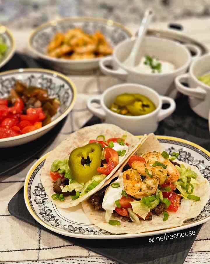 #dining #plating #platingshot #villeroyandboch #taco #homemade #dinnerware #cooking