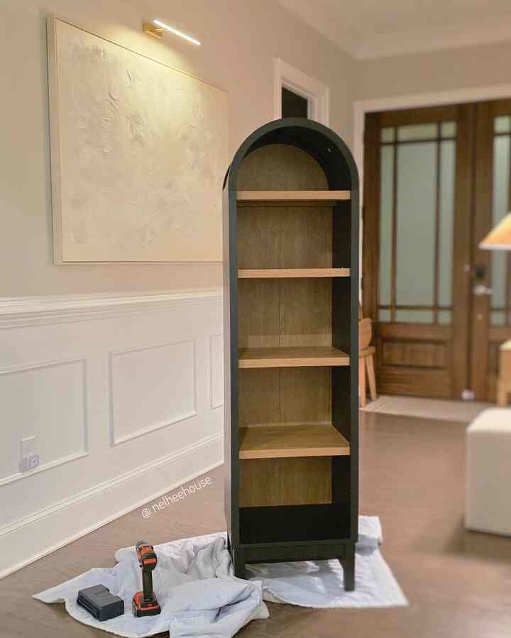 Are you looking for an affordable arched cabinet/ bookcase? It is back in stock at Walmart! I just finished assembling mine 😁
Slim, sturdy & budget-friendly❤️

#arched #archbookcase #archedcabinet #affordable #neutral #japandi #midcentury #moderninterior 