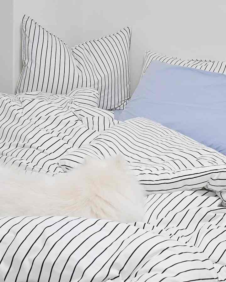 あなたが好きなら私も好きです🫶🏻
私は春の寝具を変えましたが、私は好きです。 

＃今日のシーンカット＃今日の私たちの家＃寝室＃寝室のインテリア＃寝室の飾り＃ベッド