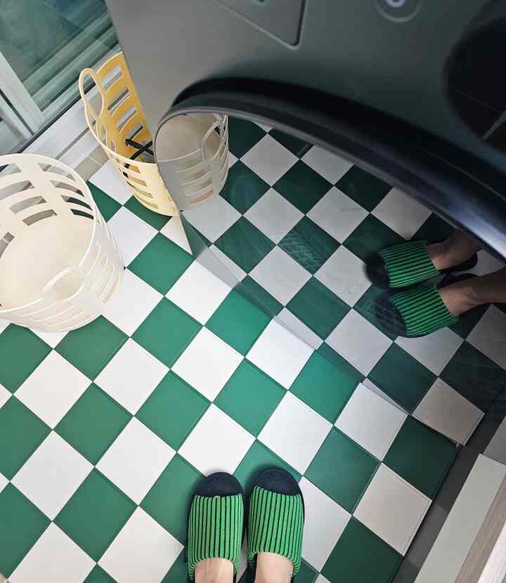 💚
夫を与えようと男性用に育てたが、私にも楽に合います。
一度ブラックグリーンの色味があふれています！ >_< 


