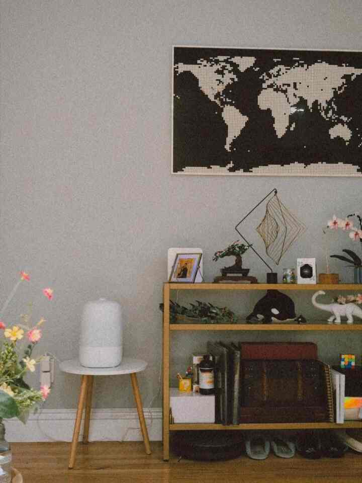 LEGO world map without the color #livingroom #nerdydecor