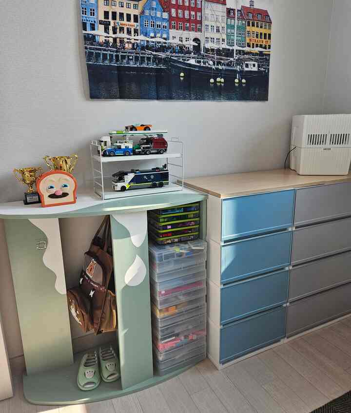 モノ チェスト ウッド 天板［3色・2サイズ］を使ったコーディネート 3