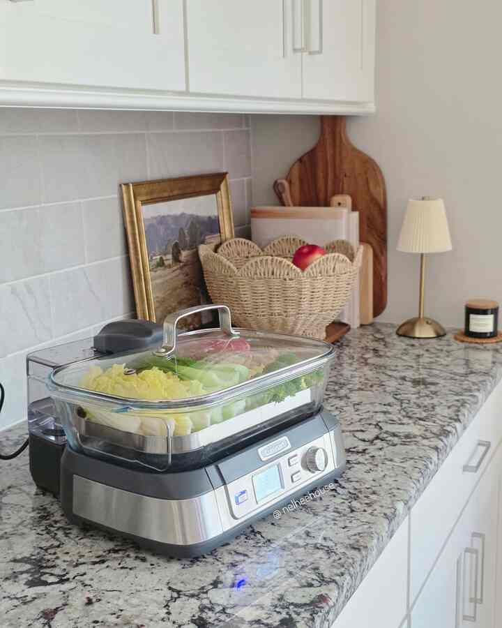 Kitchen must haves 🤍
One of my favorite kitchen appliances is this glass steamer from Cuisinart! You can steam and cook anything in 10 min 😘 
#kitchenmusthaves #kitcheninterior #kitchendecoration #kitchenaccessories #kitchenitems #kitchenappliances 