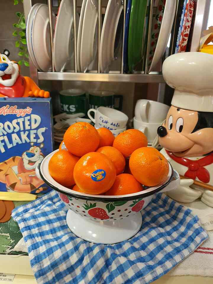 結婚して20年目のキッチンで使用しているビンテージホーローコレンダー

新婚の時にヨーロッパ旅行に行った
フリーマーケットから買われてきました。
こんなに長い時間使うことになるとは知らなかったねㅎㅎ

いちご柄がとても爽やかです🍓 :-)
みかんが過ぎたが、みかんがなぜこんなに甘くておいしいのかㅎㅎ

今日の小学校3年生の娘の友達 
私の家で寝てパジャマパーティーをして  #빈티지주방 #빈티지주방인테리어 #vintagekitchen #파자마파티 #초등맘 #결혼20년차