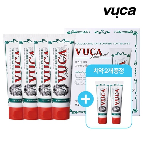 고불소 구취케어 치약 4개입+2개 증정