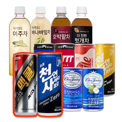 일화차시 호박팥차 무라벨 500ml 20개