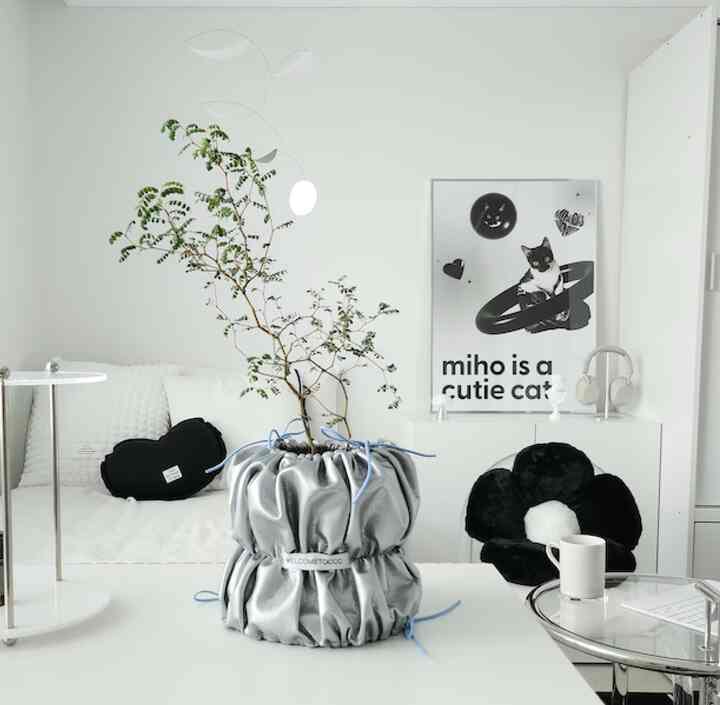 POU POU POT (SILVER) 植木鉢［2サイズ］