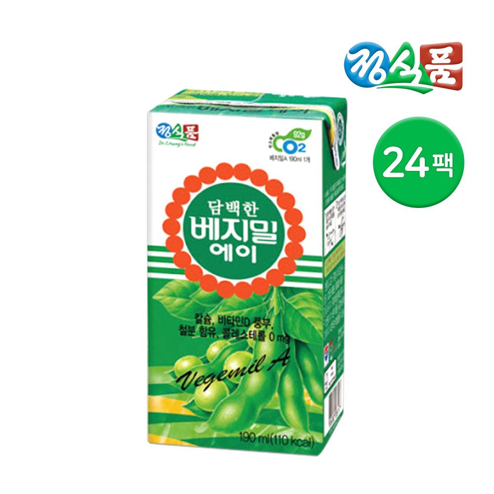 베지밀 베지밀 달콤한 A, B 두유 190ml 64팩 - 베지밀 A(에이) 190ml 24팩