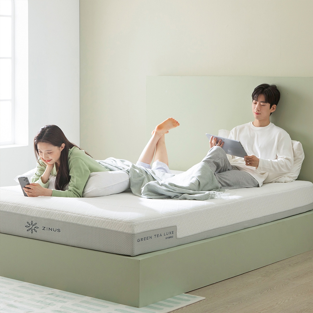 지누스 그린티 럭스S 하이브리드 침대 매트리스 20cm (SS/Q) - _퀸 
