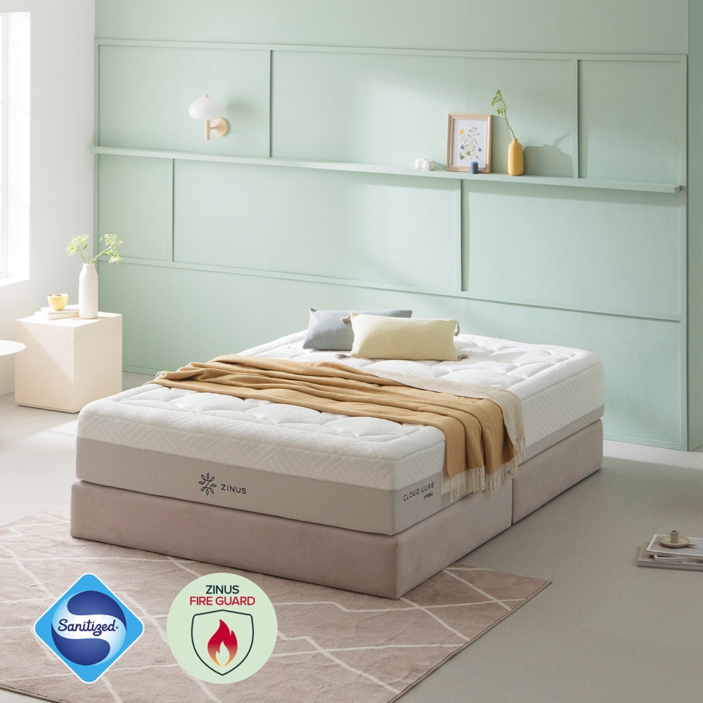 지누스 클라우드 럭스S 하이브리드 침대 매트리스 30cm (SS/Q/K/LK) - _퀸 