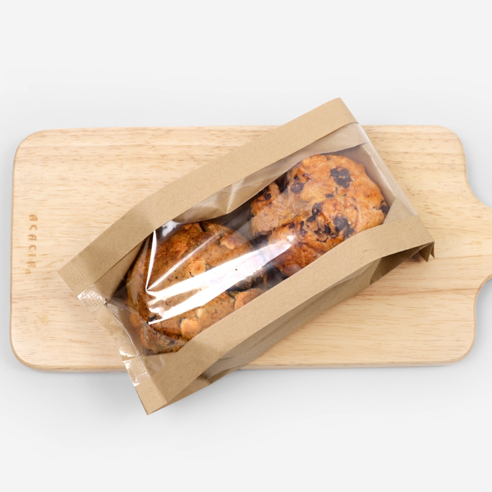 해피팩 KP 바게트 크로와상 베이글 맘모스빵 베이커리 포장 크라프트 창봉투 100장 / 5size - KP 창봉투 소 100장