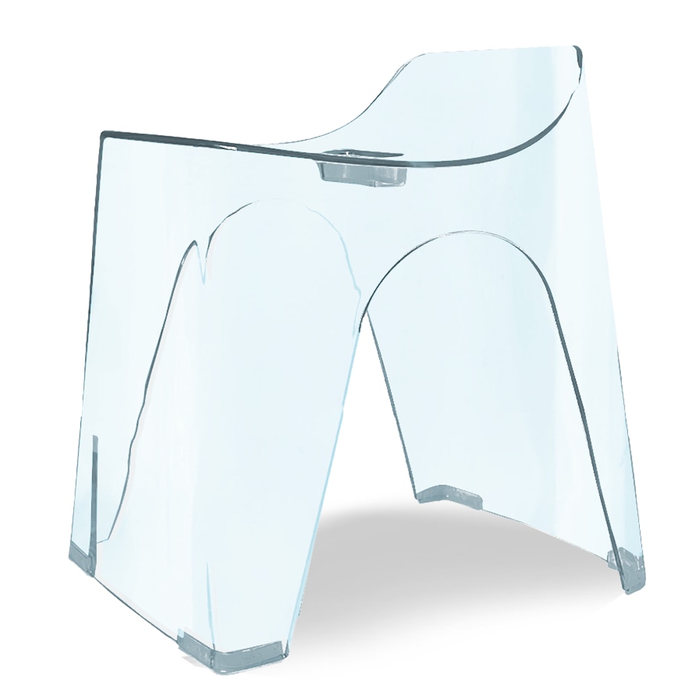 휴바스 일본 높은 욕실의자 투명 시리즈 30H, 3colors - 30H_클리어