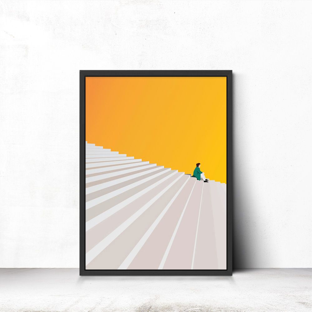 마지아갤러리 액자포함,당신에게 필요한 쉼, 휴식 안정 차분함을 전달하는 인테리어 그림액자-Rest - 캔버스L