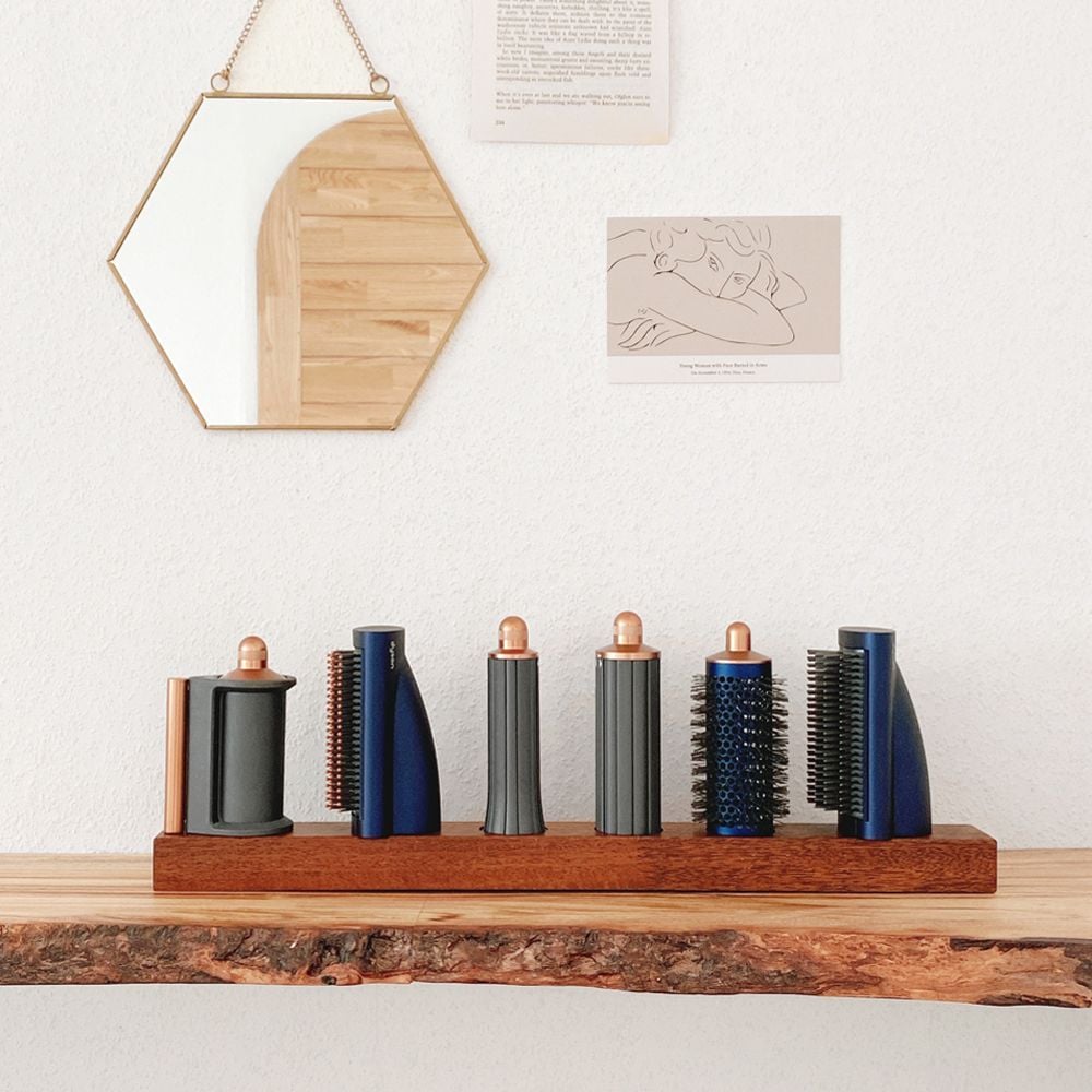 목공방 미음 다이슨 에어랩 id 코안다2x 툴 전용 거치대 배럴 정리대 - 툴 전용 거치대 L