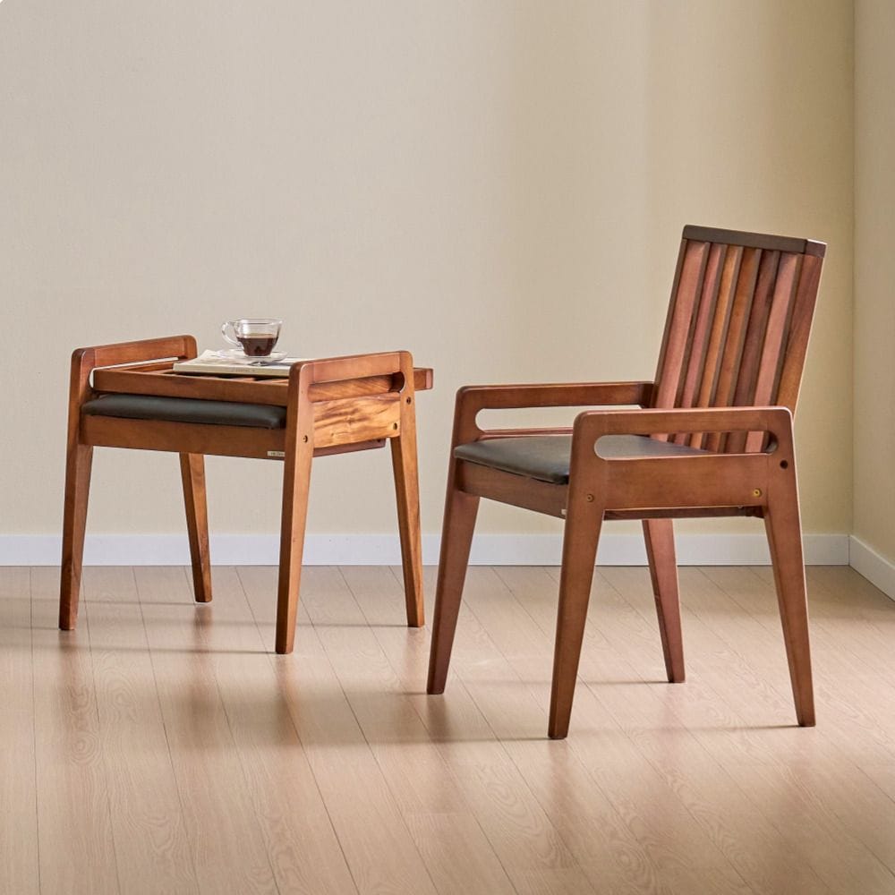 [신상품] 헤즈로 원목 카페 접이식 식탁의자 - 원목 접이식 의자