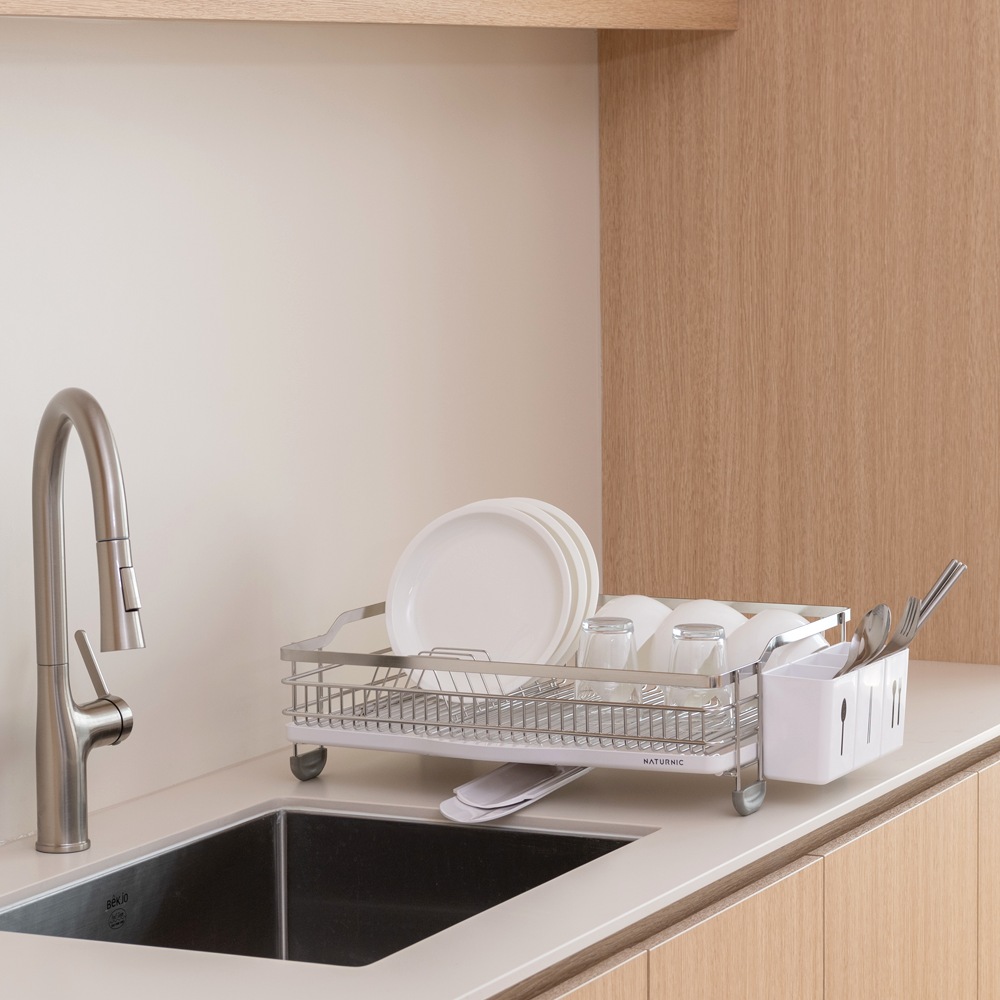 네이처닉 글로리 304 올스텐 식기건조대 (6 options) - 1단 화이트