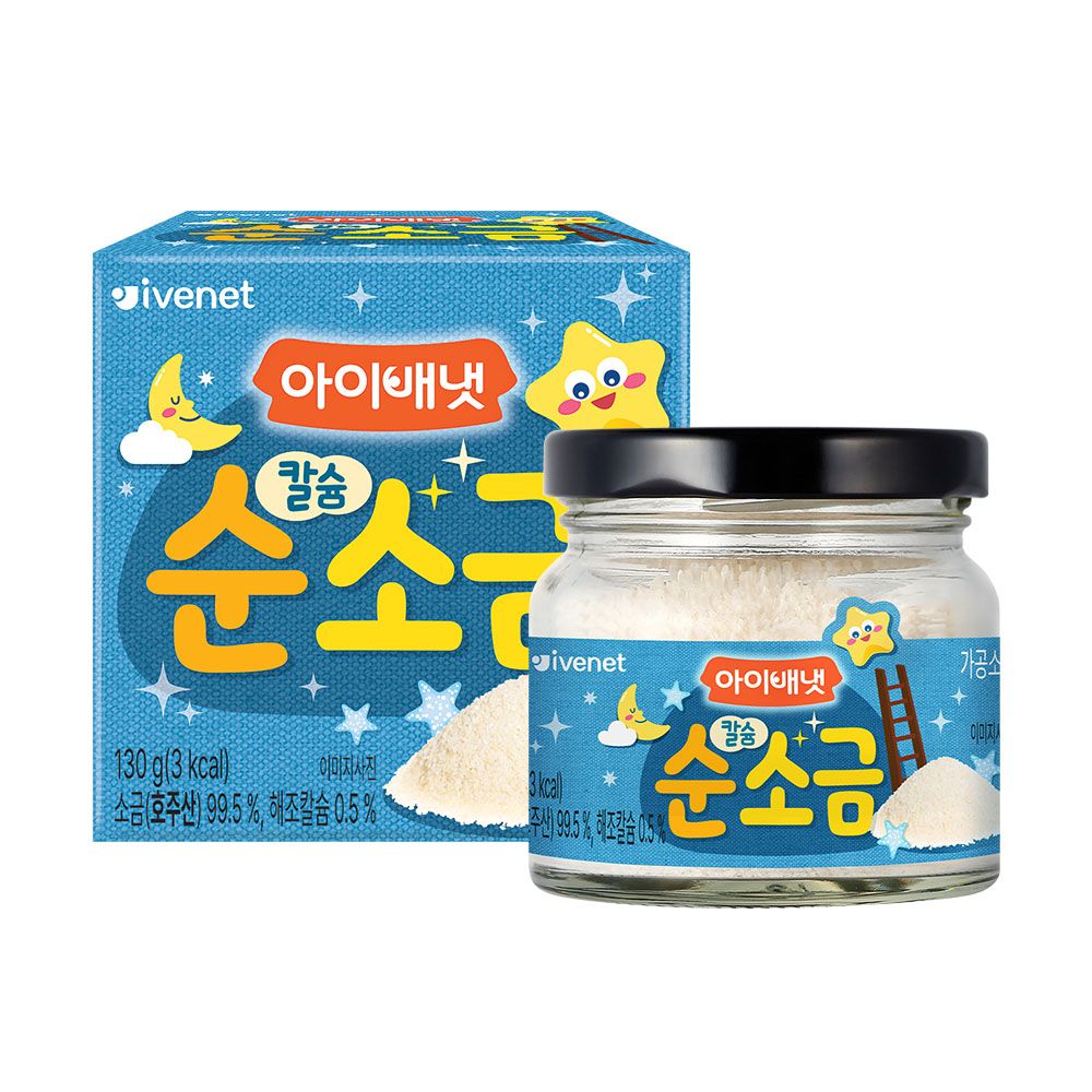 아이배냇 유아식반찬 이유식재료 김자반 간장 된장 소금 참기름 - 칼슘 순소금