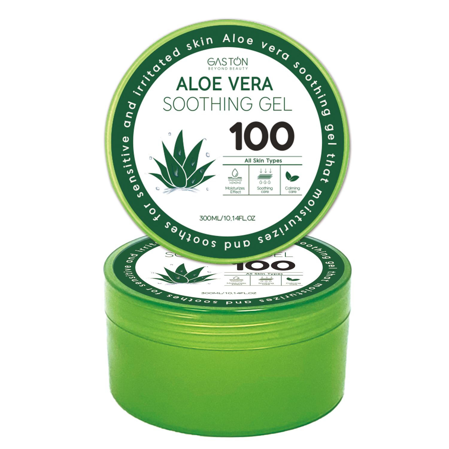 [오늘출발] [신상품] 게스통 [1+1+1+1+1]알로에베라 수딩젤100(300mlX5)보습,피부진정,탄력효과 - 4개