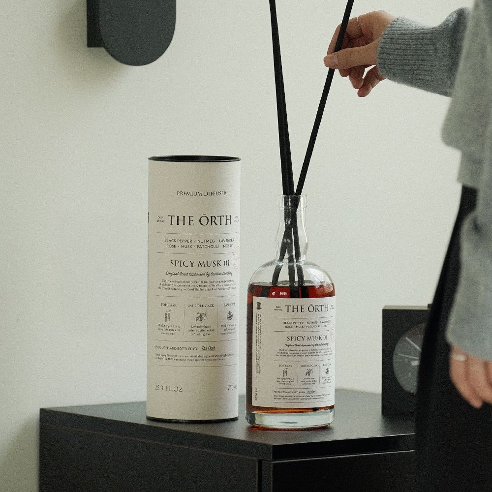 디올트 위스키 디퓨저 750ml 대용량 실내 인테리어 오브제 스파이시 머스크 - 스파이시 머스크 1box