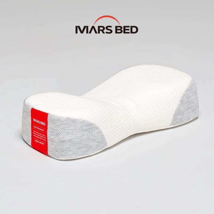 [신상품] 마스베드 한국인 최적화 목 높이에 맞춘 고밀도 메모리폼 경추베개 쫀쫀포근 핏 리프레쉬 필로우 - 2개