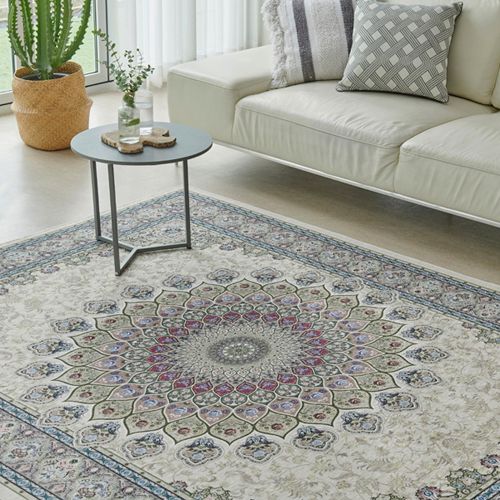 [신상품] 효성카페트 크라운로얄 먼지없는 셔닐 페르시안 사계절 단모 거실 러그 카페트 4size 5colors - 베이지_03. 160x230cm(1.5평)