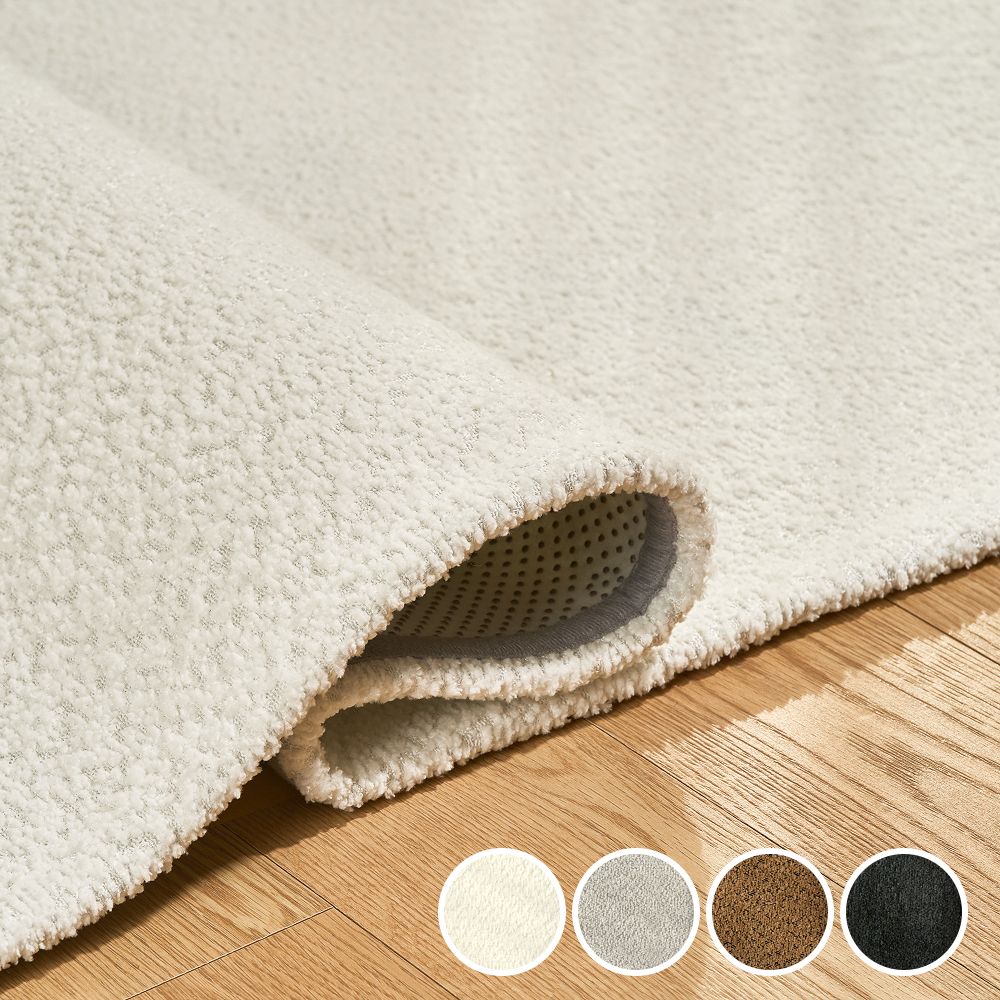 [오늘출발] [신상품] 데오르카 오션퍼프 카치온 러그 극세사 워셔블 사계절 거실 침실용 10size 4color - 아이보리_200cm x 270cm