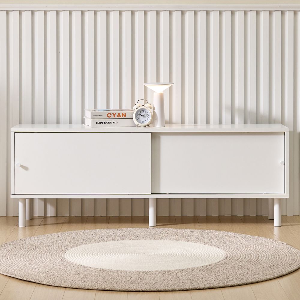 파로마 네오 루프 베이직 템바보드 거실장 (2type/3color) - 베이직 1200(NEO091)_화이트 