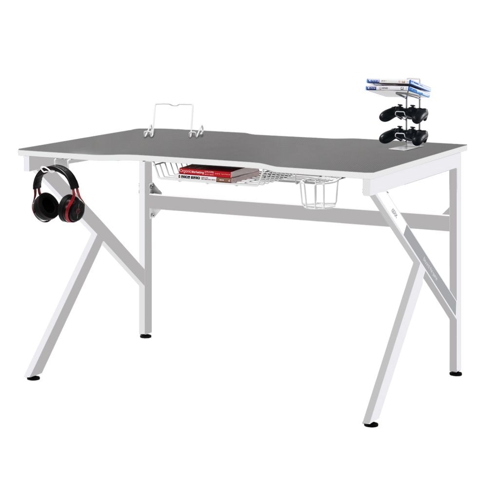 에이픽스 1인용 게이밍 컴퓨터책상 화이트 GD001 800W/1200W/1200LW/1600LW - 1200LW(1200x800) 