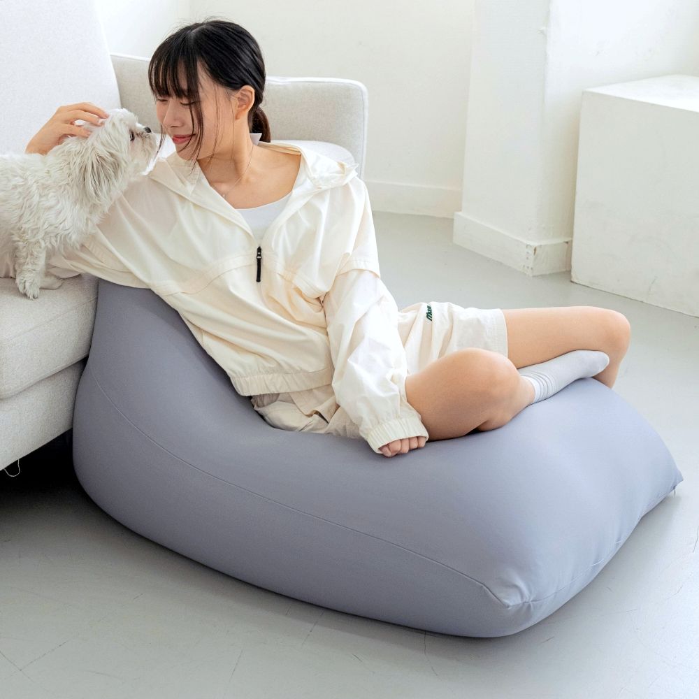 LINU(리누) 꿀바른 빈백 소파 대형 EPS EPP - 그레이 프리미엄EPP 