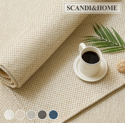 스칸디앤홈 10%즉할 Only 크림 먼지없는 솔리드 사이잘룩 러그 사계절 카페트 8size - 01_크림아이보리_01_50x100 