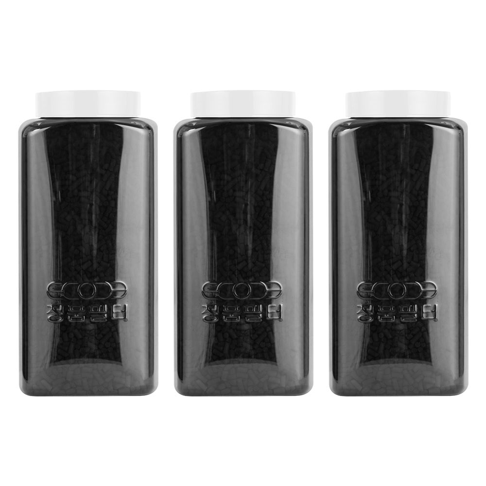 (주)더케어 오쿠 음식물처리기 호환 필터 OCS-FS4000 리필필터 활성탄 - 활성탄 리필 3개