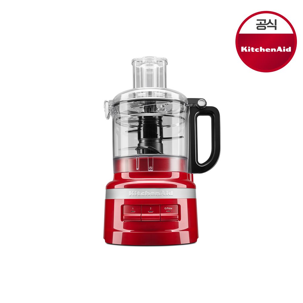 키친에이드 푸드 프로세서 7컵/13컵 믹서기 다지기 채썰기 - (7컵/1.75L) 엠파이어 레드/5KFP0719XWER
