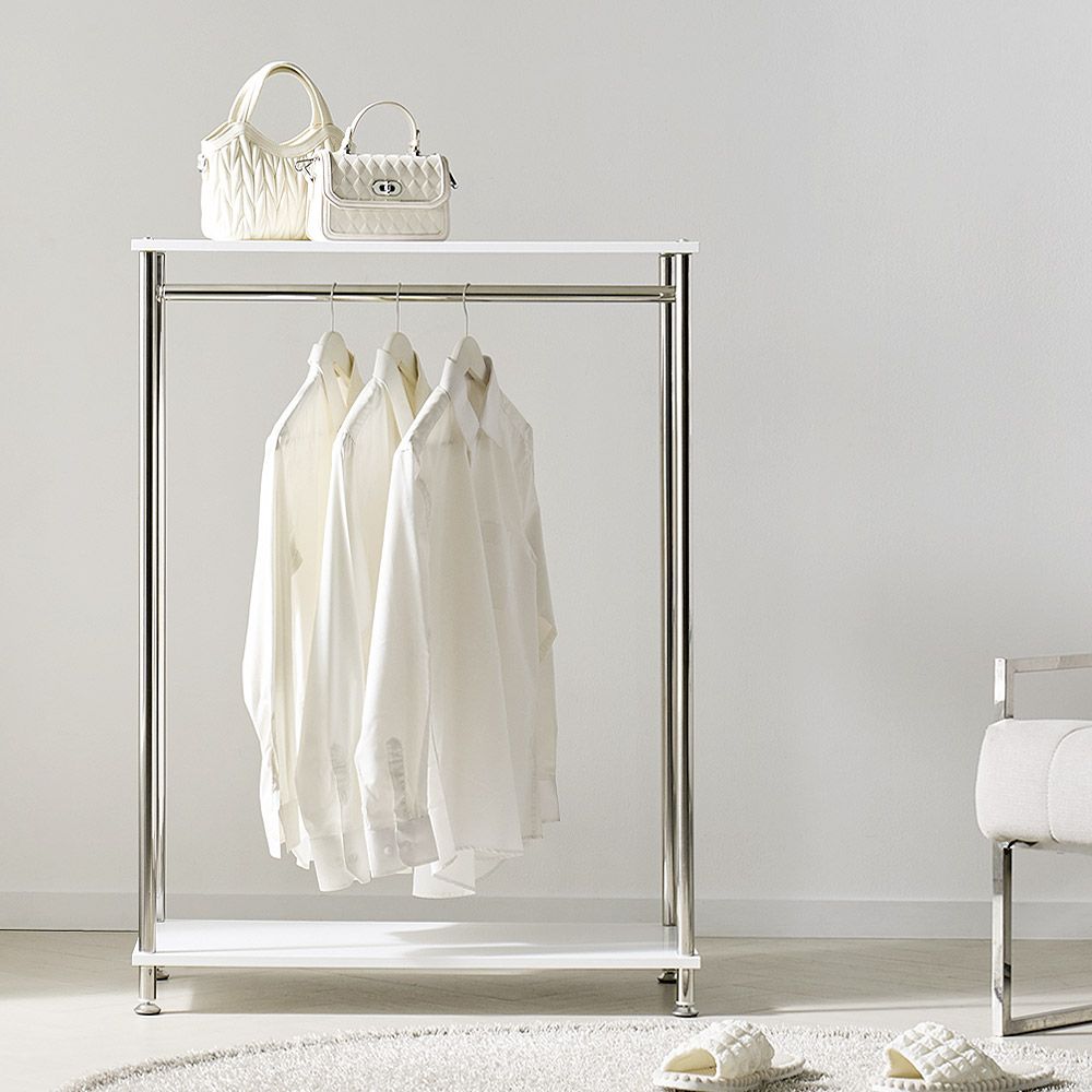 [신상품] 스칸디무드 클레르 미니 시스템 행거 800 1단 드레스룸 스탠드 옷걸이 - 클레르 미니 시스템 행거 800 1단