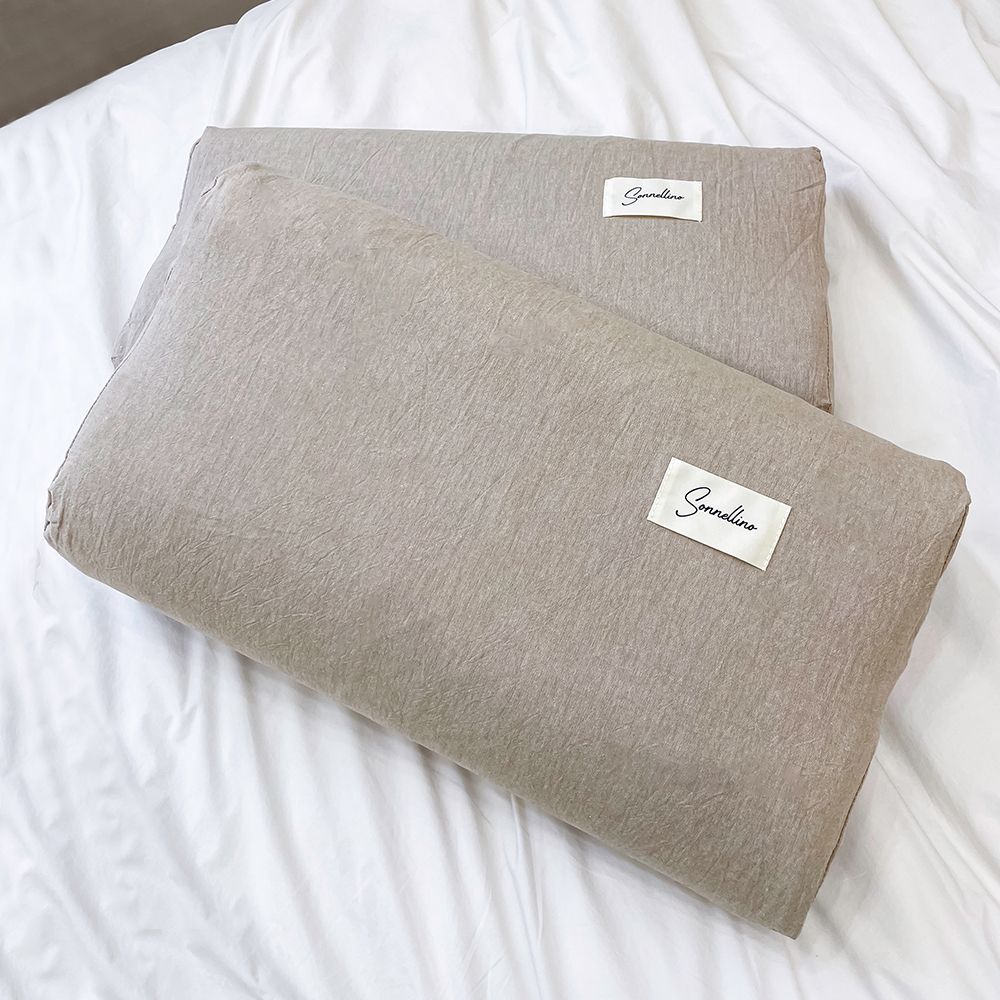 [오늘출발] [신상품] 올유마인 [1+1] 템퍼호환 순면 라텍스 굴곡형 메모리폼 베개커버 4060 3050 - 그레이_30x50cm