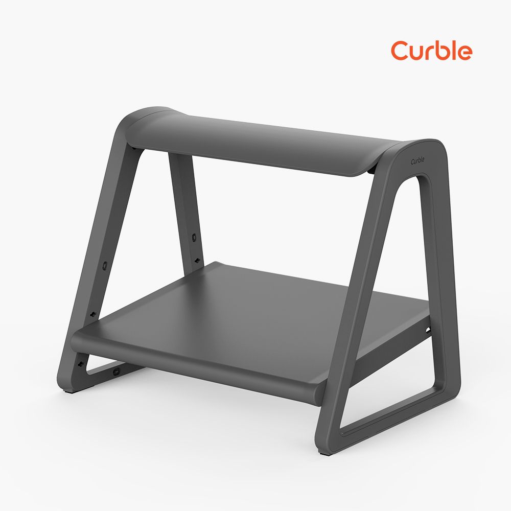 커블 커블 발받침대 풋레스트 책상 의자 사무실 - 그레이 단품